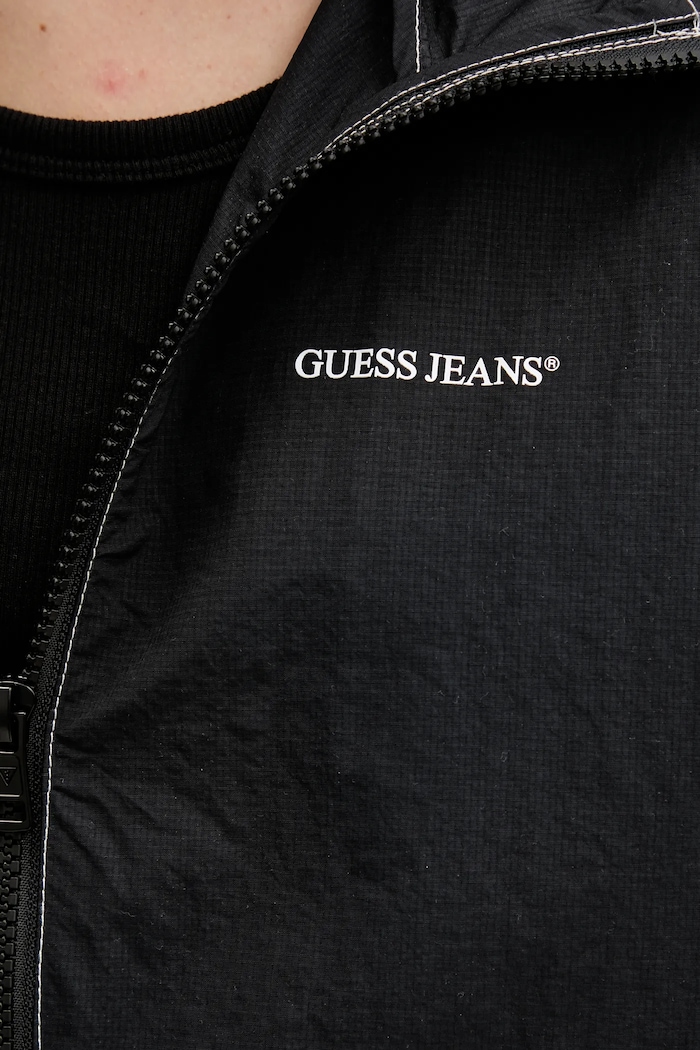 Μπουφάν Guess Jeans W5GL29.WH8N2 μαύρο