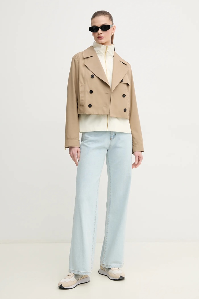 Къс шлифер MACKAGE ALINE.CO бежов SS25