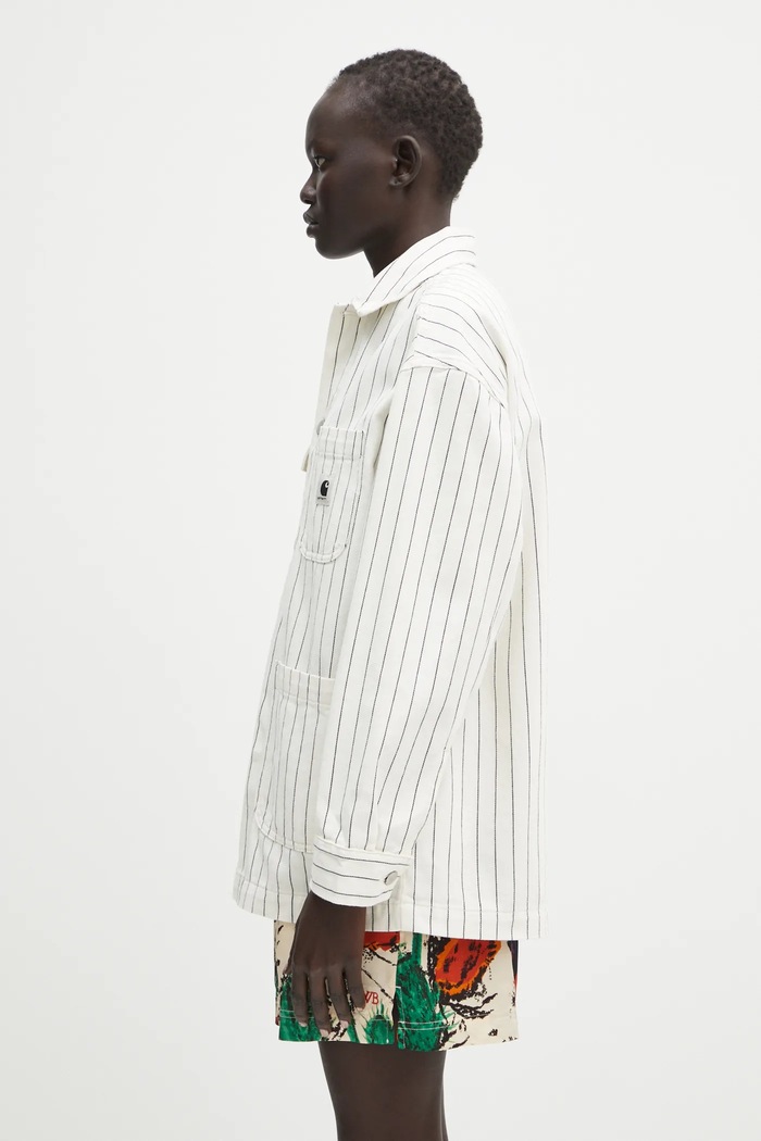 Carhartt WIP cotton jacket Hendry Coat I034847.2RM02 beige SS25