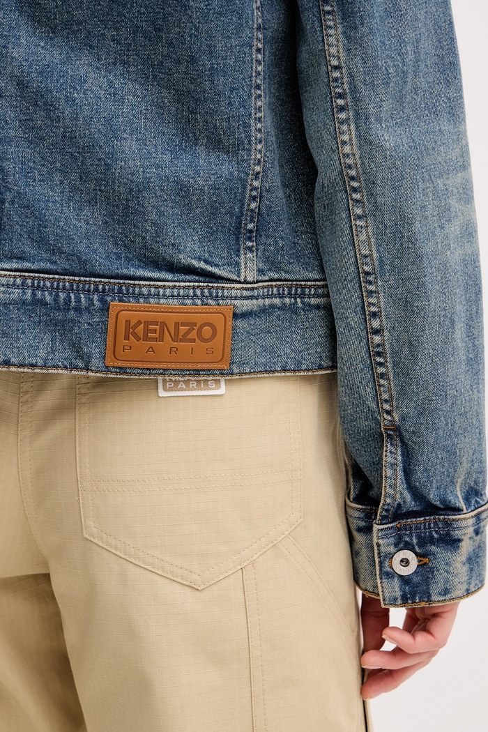 Rifľová bunda Kenzo FF52DV2506S7.DS modrá
