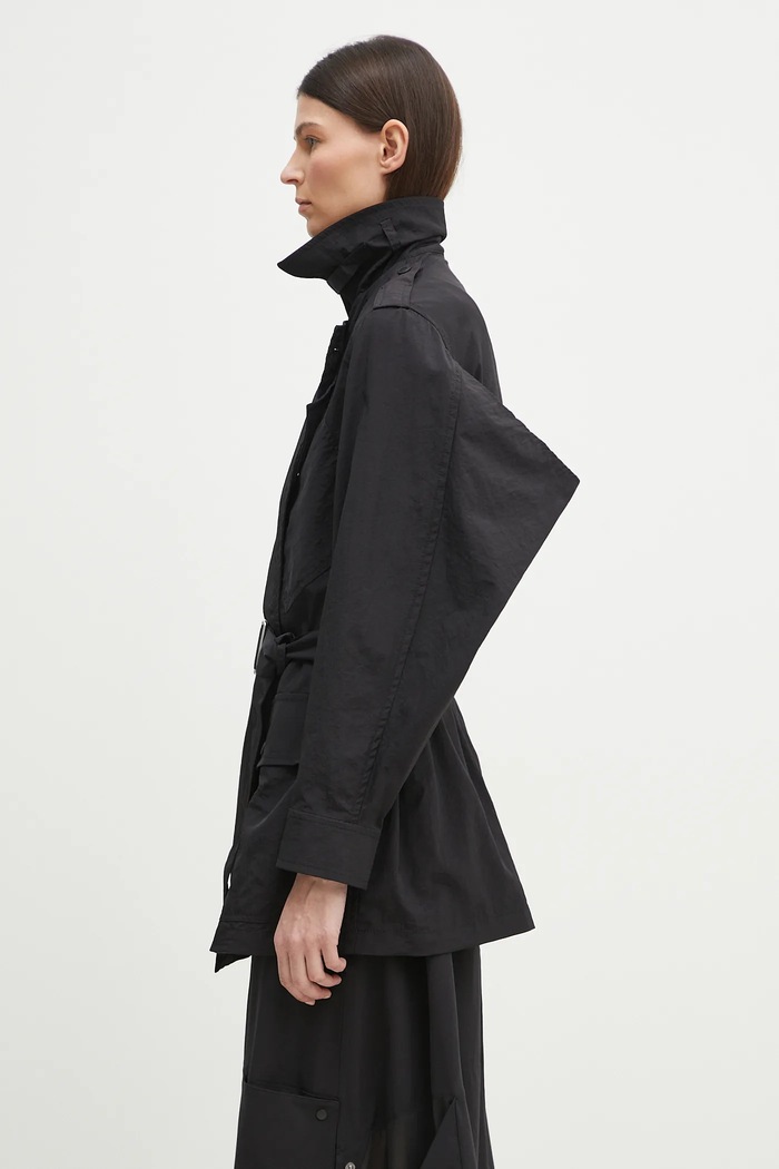 Kenzo płaszcz FF52MA2269OK.99 czarny SS25