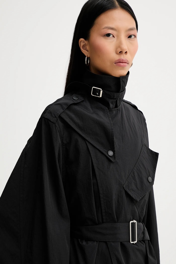 Kabát Kenzo FF52MA2269OK.99 čierna