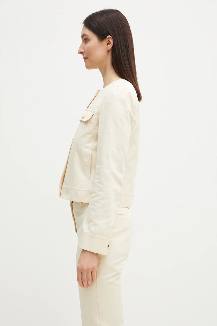 Куртка с примесью льна Kenzo FF52VE2579GA.04 бежевый SS25