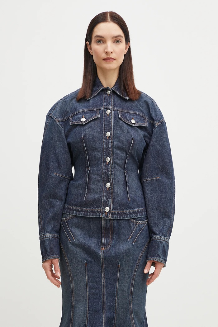 Sportmax denim jacket Filato non-insulated navy 2512041015600