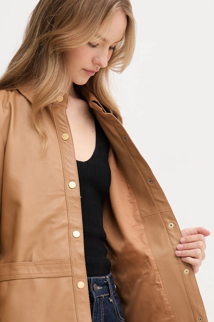 Pedro del Hierro giacca in pelle 5499140