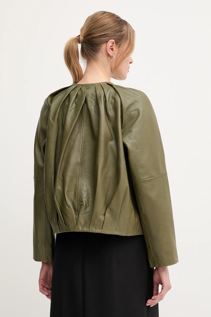Oblačila Usnjena biker jakna Pedro del Hierro 5499141 zelena