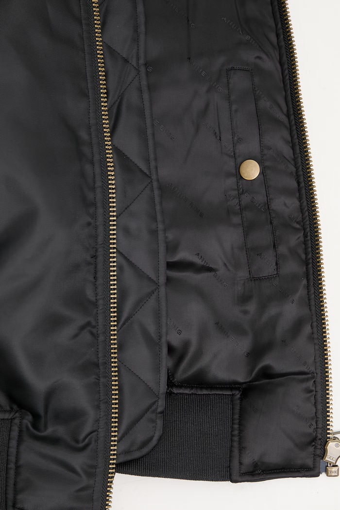 Anine Bing Leon Bomber bomberka damska A.01.7160 czarny