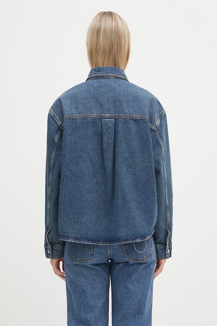Odjeća Traper jakna Anine Bing Paxton Shirt A.07.10673 plava