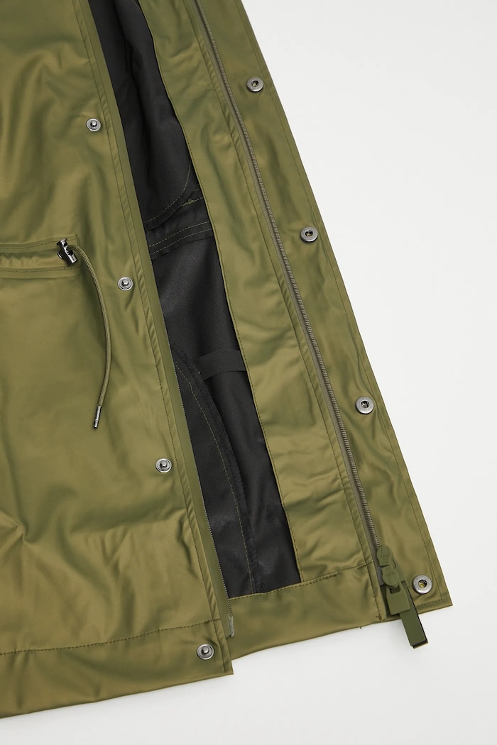 Парка Rains Bold Long Jacket W3 12110.105 зелений