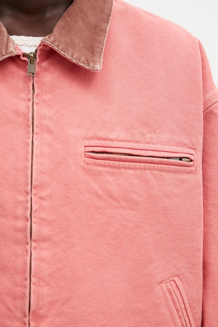 Bavlněná bunda AMBUSH Cropped Canvas Work Jacket 12115367 oranžová