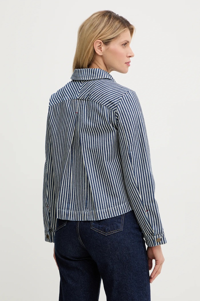 Ρούχα Τζιν μπουφάν A.P.C. Veste Frida COHHG.F32006 μπλε