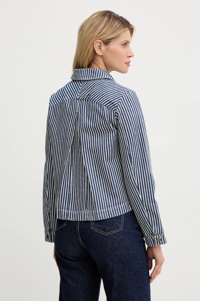 Ρούχα Τζιν μπουφάν A.P.C. Veste Frida COHHG.F32006 μπλε