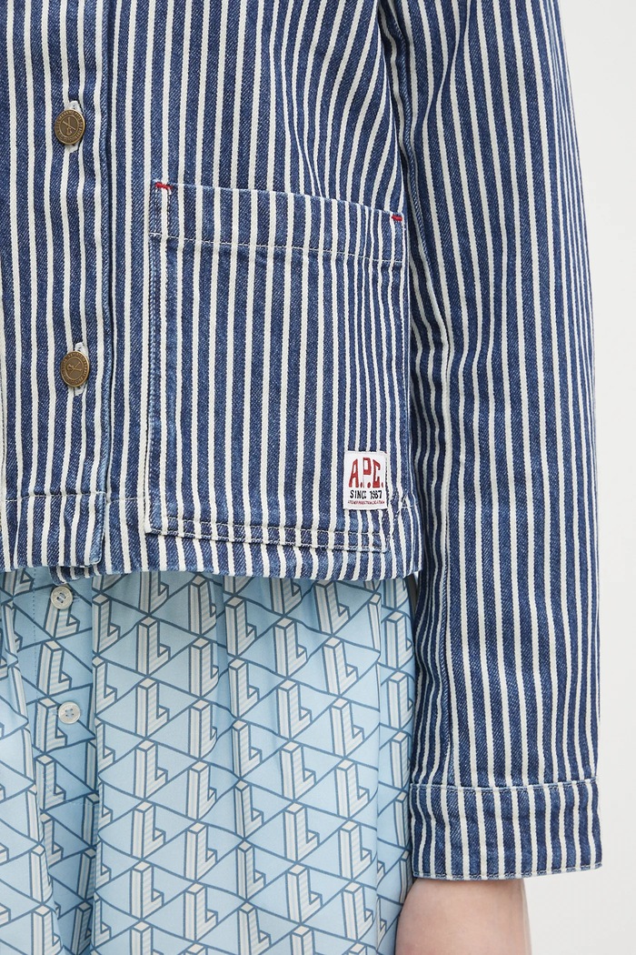 Джинсовая куртка A.P.C. Veste Frida голубой COHHG.F32006