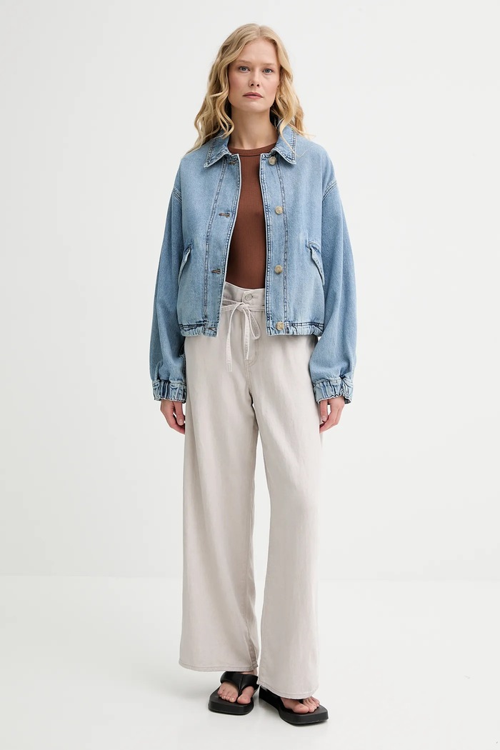 Levi's Geacă din denim JANIS UTILITY JACKET 001FV albastru SS25