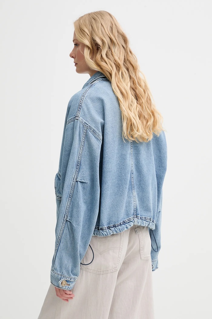 Îmbrăcăminte Levi's Geacă din denim JANIS UTILITY JACKET 001FV albastru