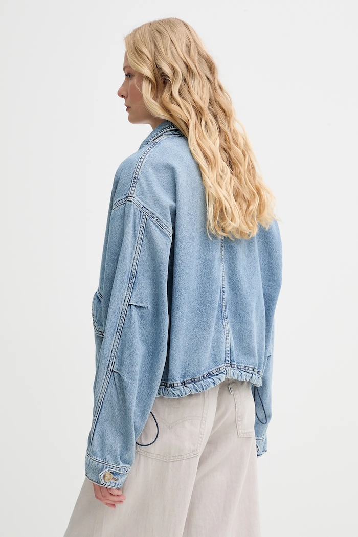 Îmbrăcăminte Levi's Geacă din denim JANIS UTILITY JACKET 001FV albastru