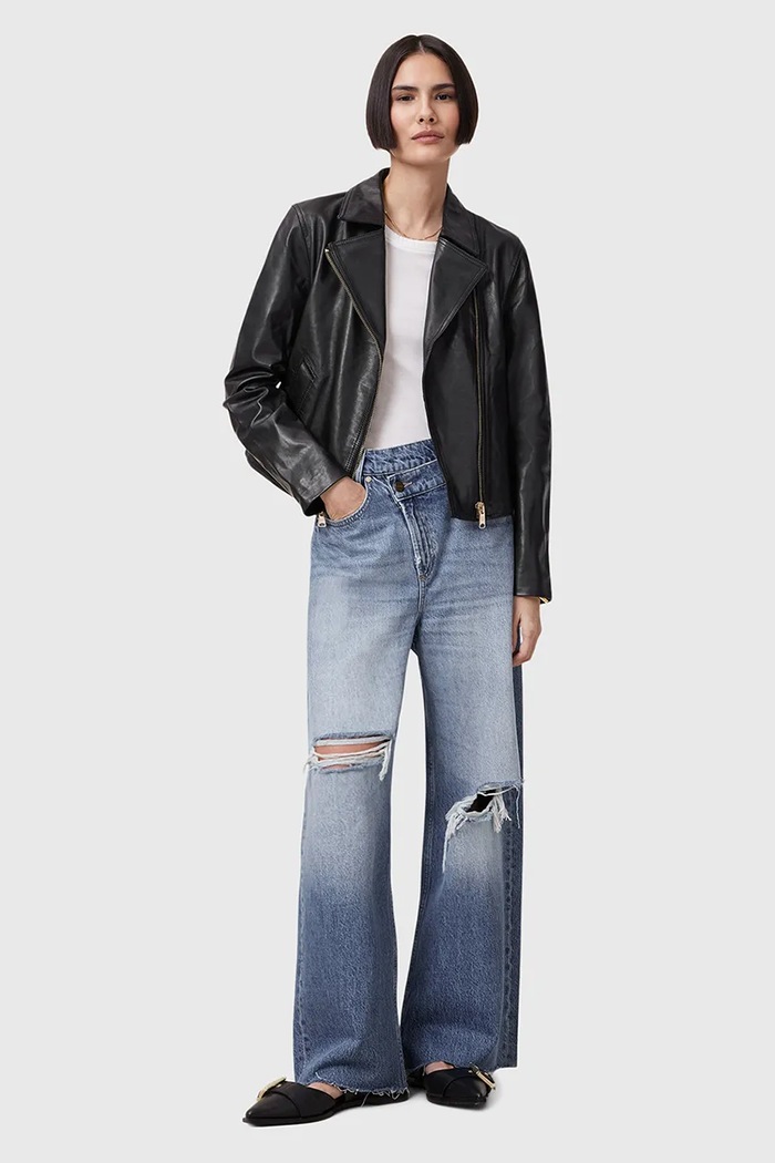 AllSaints geacă de piele VELA W089LB