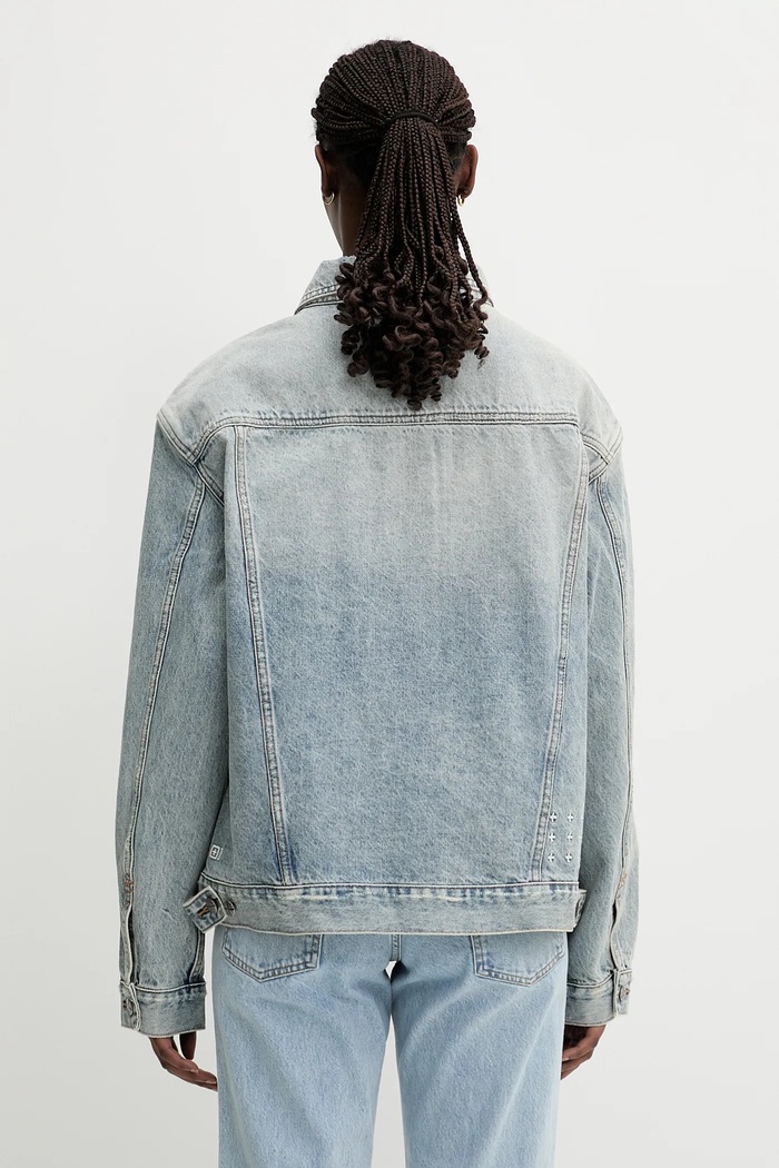 Abbigliamento KSUBI giacca di jeans oversized jacket karma 5000003501 blu