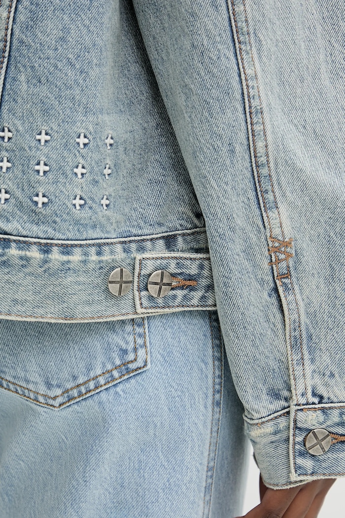 KSUBI giacca di jeans oversized jacket karma blu 5000003501