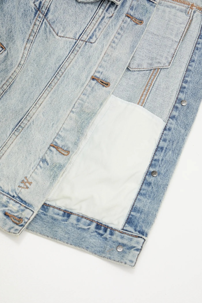 KSUBI giacca di jeans oversized jacket karma 5000003501 blu