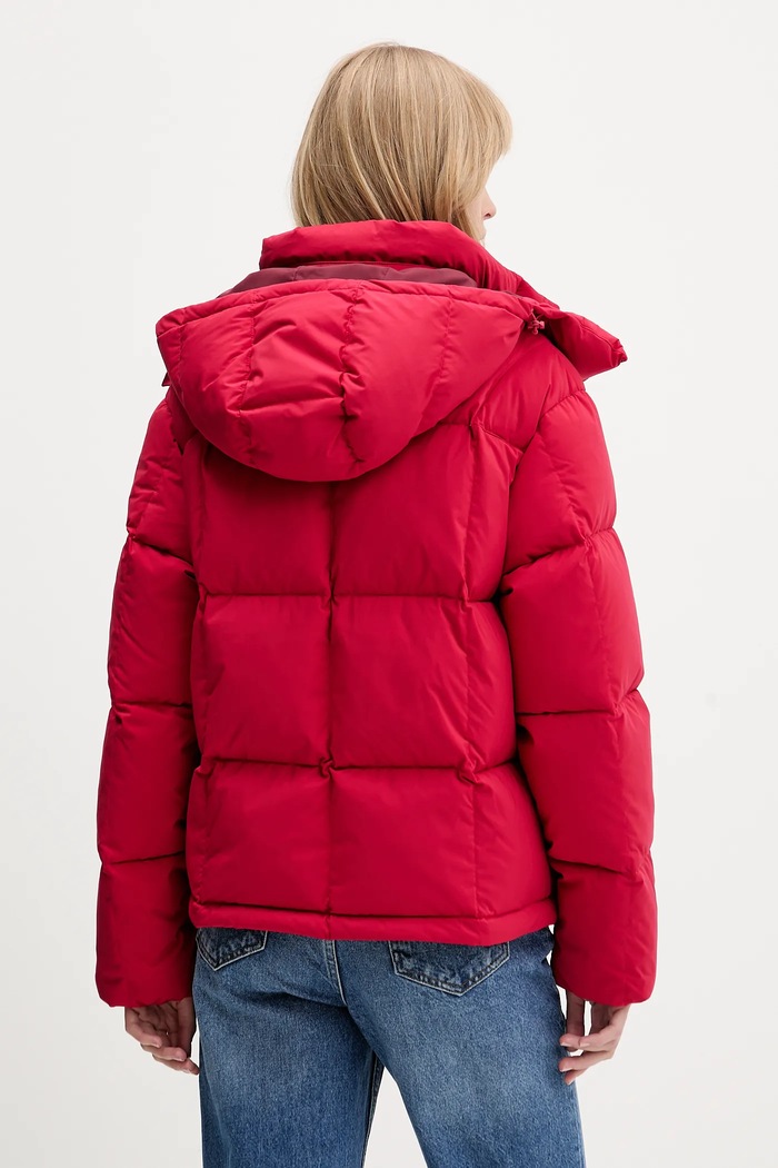 Oblečenie Páperová bunda Tommy Jeans DW0DW21623 červená