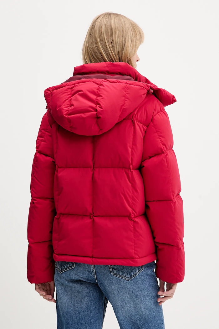 Oblečenie Páperová bunda Tommy Jeans DW0DW21623 červená