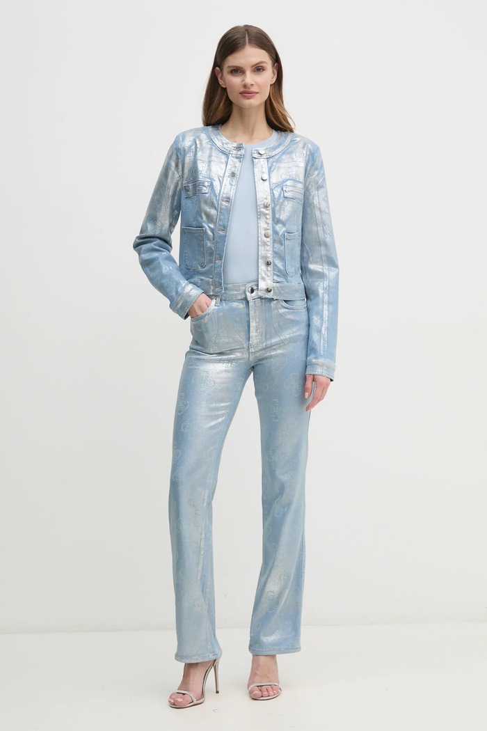 Куртка Guess SAMMY W5RN11.D5JS1 сірий SS25