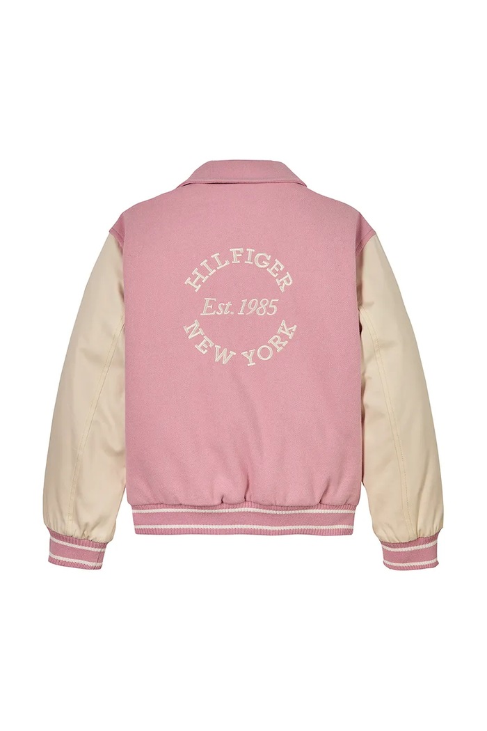 Κοριτσίστικα Παιδικό μπουφάν bomber Tommy Hilfiger KG0KG08316.128.176.PPYA ροζ