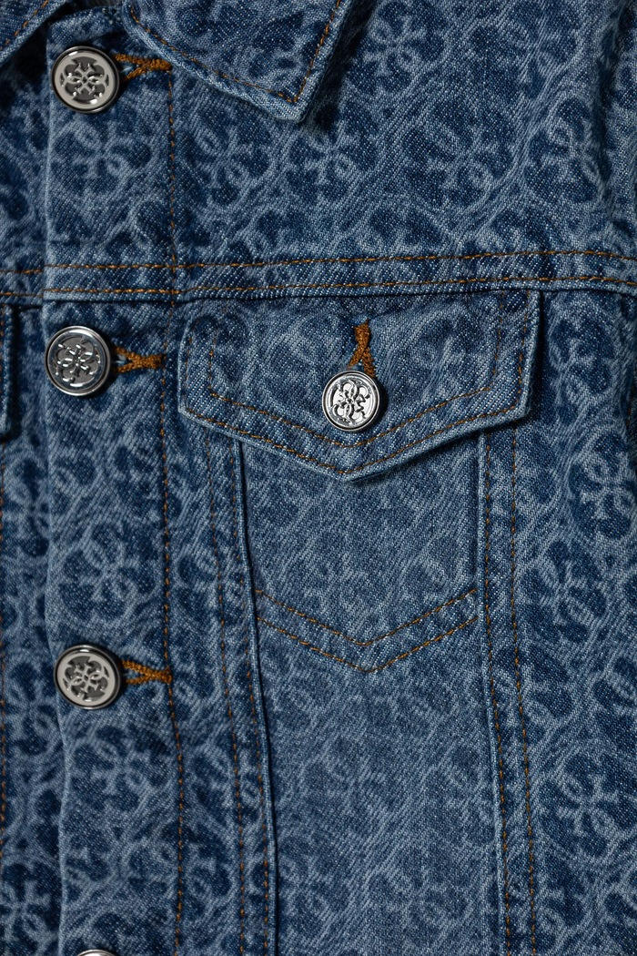 Момиче Детско дънково яке Guess J5RL08.D45E0.PPYA син