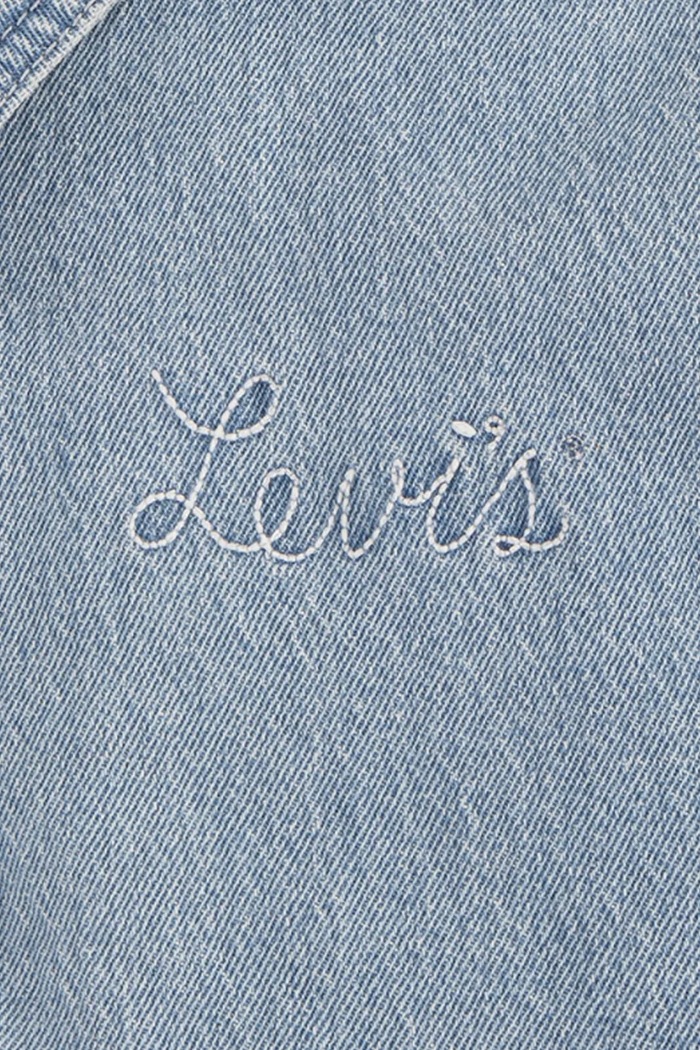 Geacă de blugi pentru copii RETRO DENIM TRUCKER Levi's 3EM275 albastru
