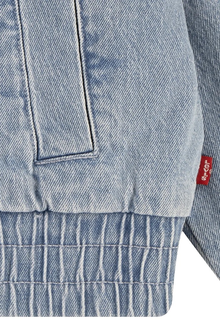 Geacă de blugi pentru copii RETRO DENIM TRUCKER Levi's albastru 3EM275