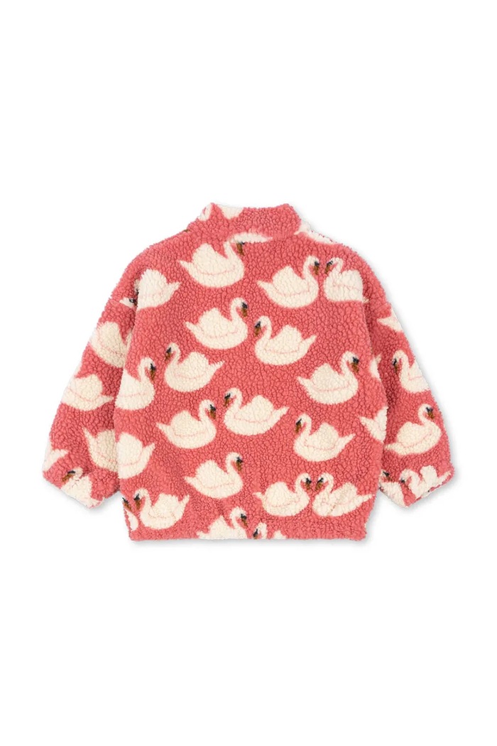 Dětská bomber bunda Konges Sløjd JODY TEDDY JACKET GRS KS102308 růžová SS25