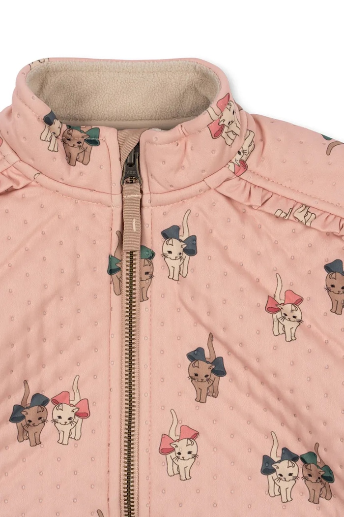 Dětská bunda Konges Sløjd THERMO FRILL JACKET GRS KS102318 růžová