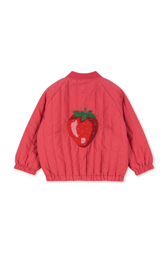 Konges Sløjd kurtka bomber dziecięca JUNO SPARKLE BOMBER JACKET KS102314 różowy SS25