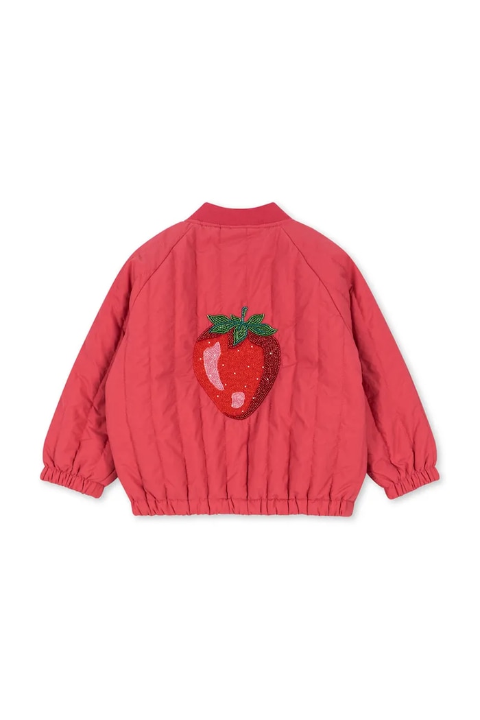 Konges Sløjd kurtka bomber dziecięca JUNO SPARKLE BOMBER JACKET KS102314 różowy SS25