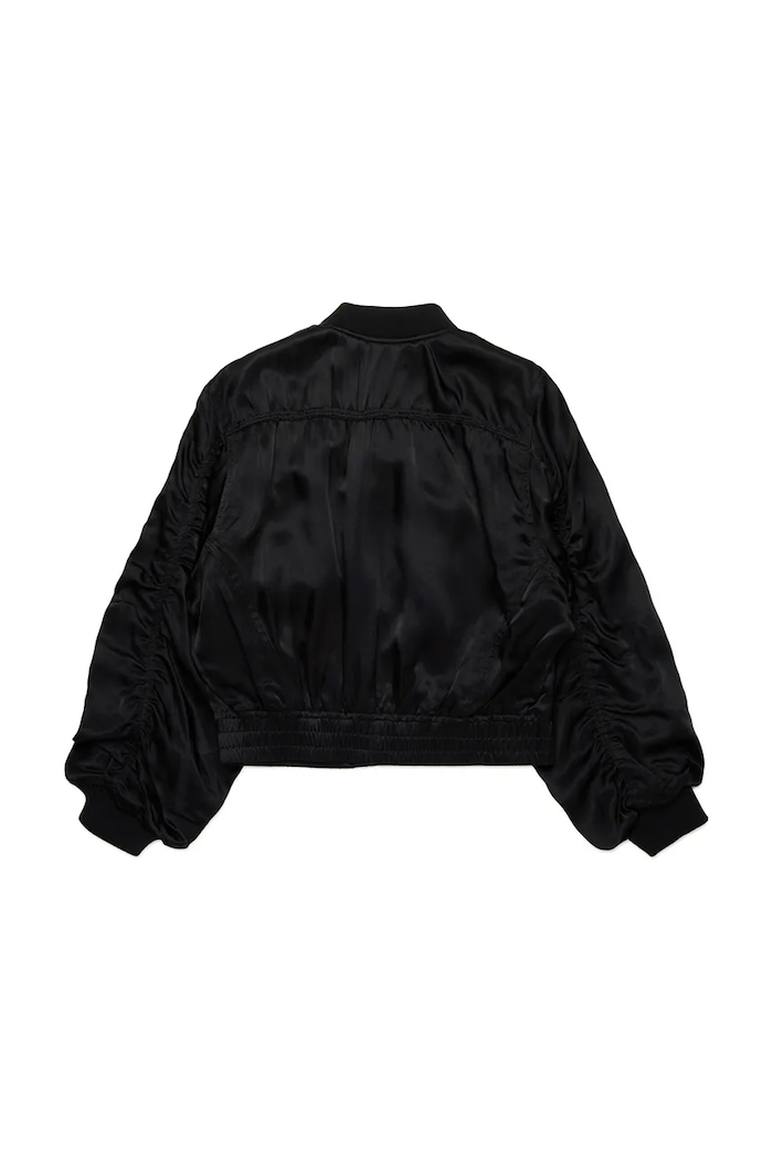 Diesel kurtka bomber dziecięca JGKHLOWS JACKET J02205 czarny SS25