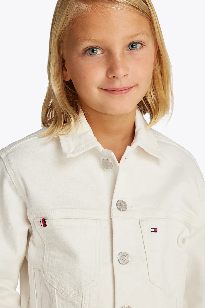 Tommy Hilfiger kurtka dziecięca KG0KG08434.PPYA biały