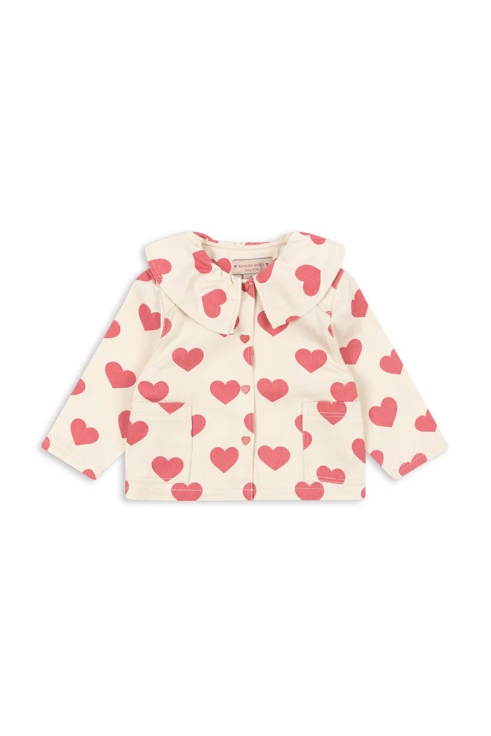 Детско яке Konges Sløjd MAGOT COLLAR JACKET GOTS без изолация бежов KS103364