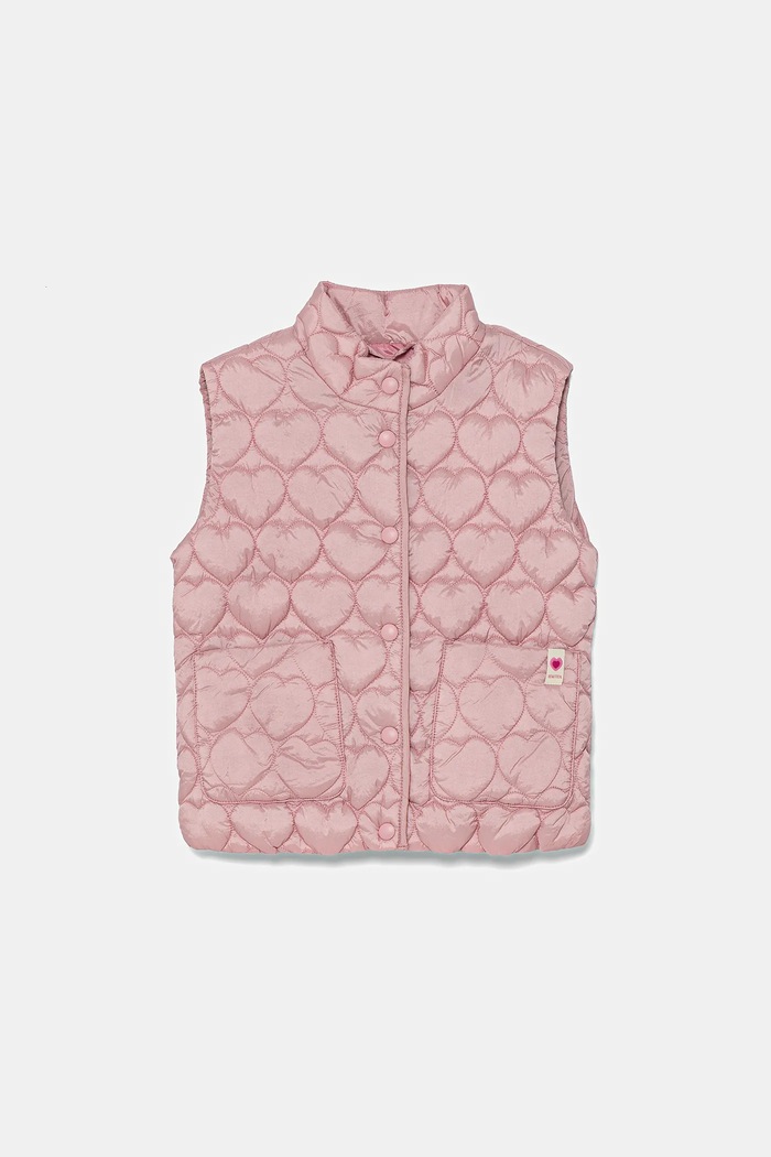 Dětská vesta United Colors of Benetton s podšívkou růžová 2YCUGJ00L.P.Seasonal