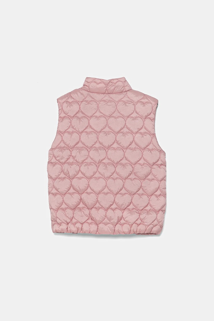 Dětská vesta United Colors of Benetton 2YCUGJ00L.P.Seasonal růžová SS25