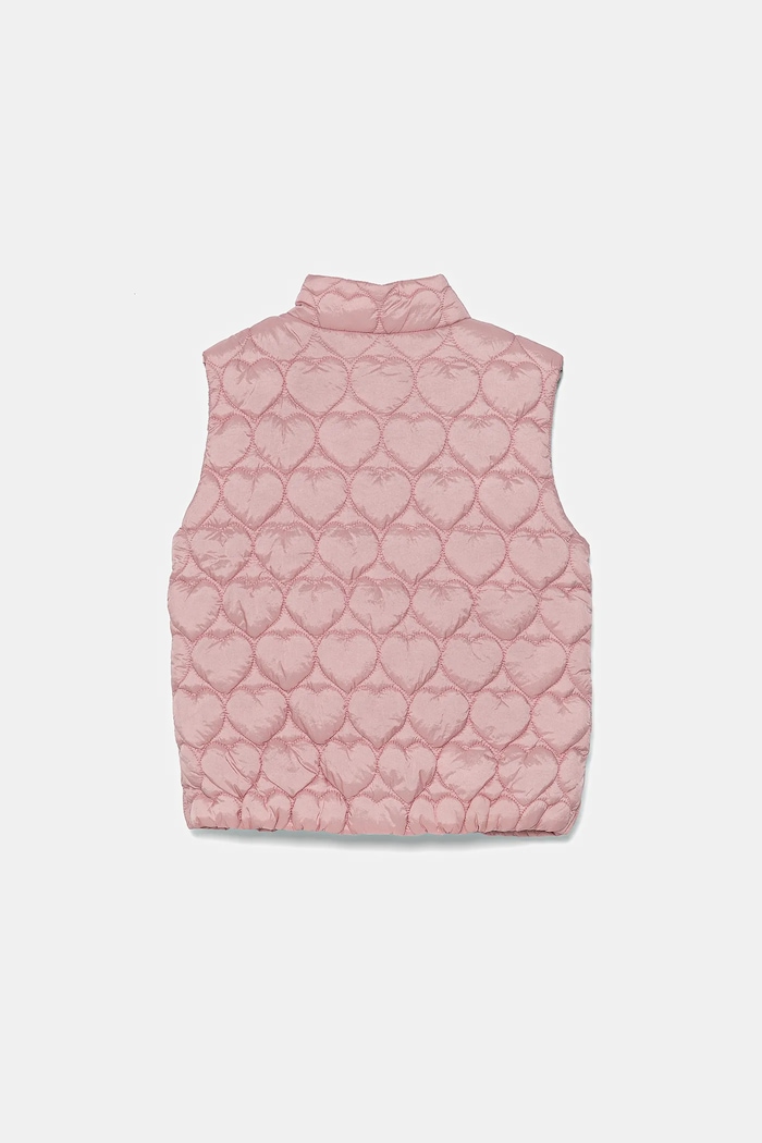 Dětská vesta United Colors of Benetton 2YCUGJ00L.P.Seasonal růžová SS25