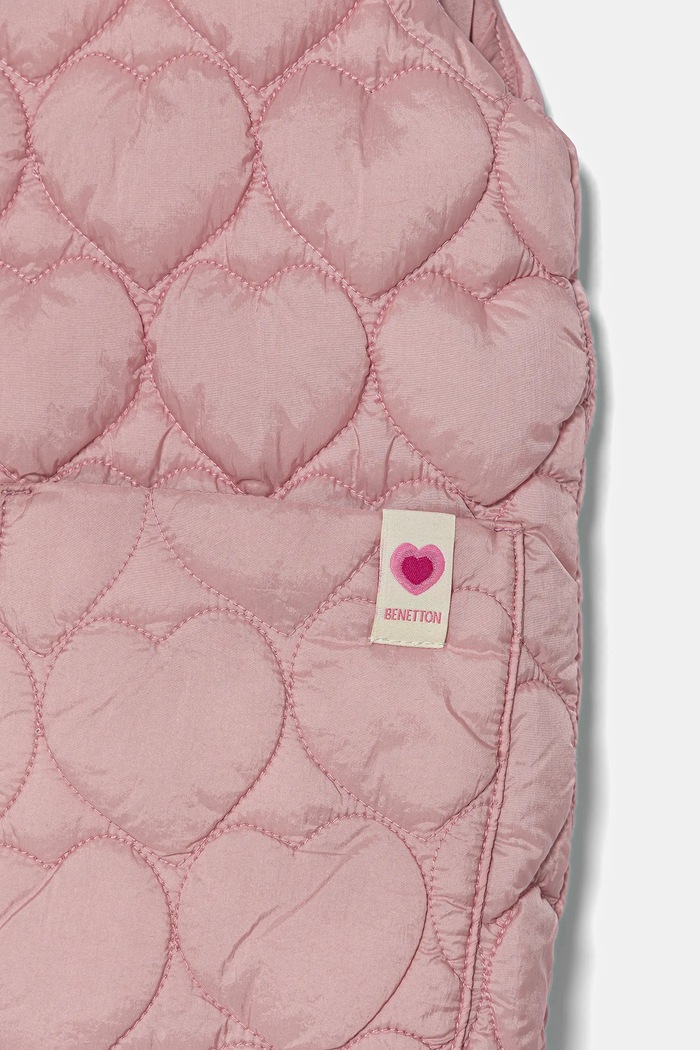 DÍVKA Dětská vesta United Colors of Benetton 2YCUGJ00L.P.Seasonal růžová