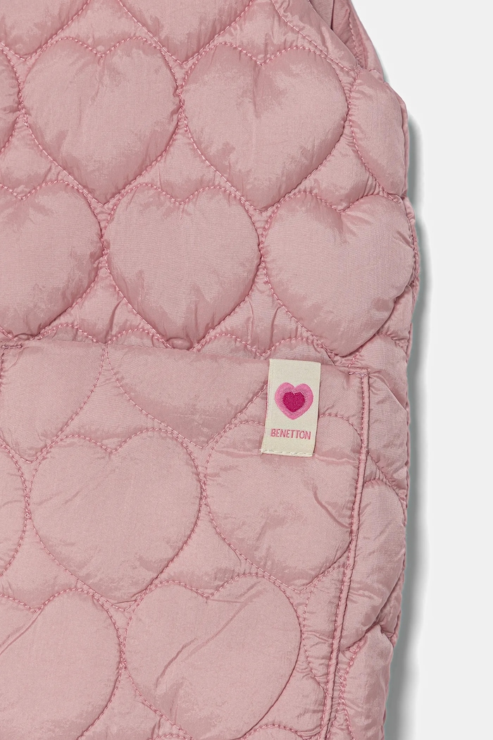 DÍVKA Dětská vesta United Colors of Benetton 2YCUGJ00L.P.Seasonal růžová