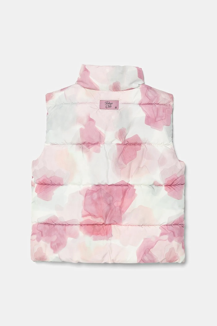 United Colors of Benetton bezrękawnik dziecięcy 2M9GCJ00Y.G.Seasonal różowy SS25