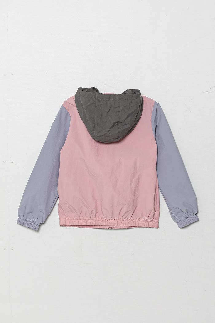 Детско яке United Colors of Benetton 2IGGCN05Y.G.Seasonal розов SS25