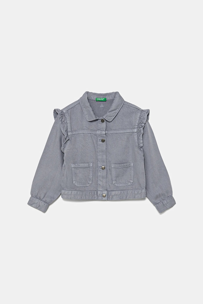 Dječja jakna United Colors of Benetton Planet friendly ljubičasta 21AQGN03Q.P.Seasonal