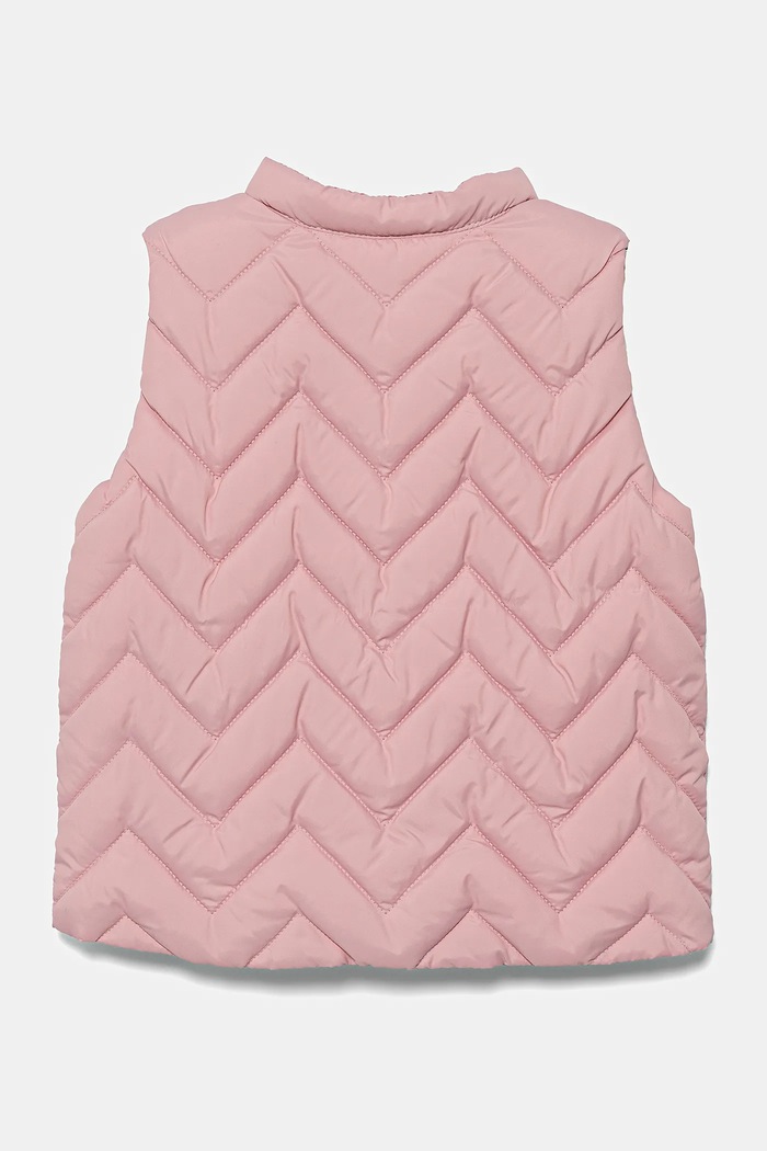 United Colors of Benetton bezrękawnik niemowlęcy 2WU0AJ005.G.W.Seasonal różowy SS25