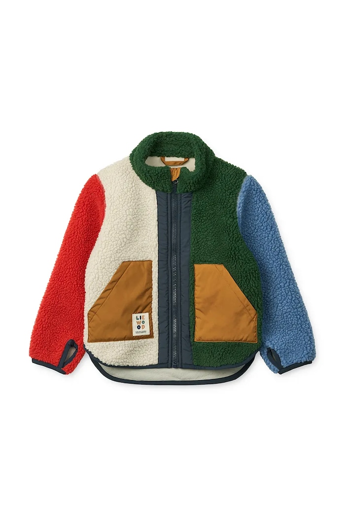 Παιδικό μπουφάν Liewood Noam Pile Jacket LW20017 πολύχρωμο SS26