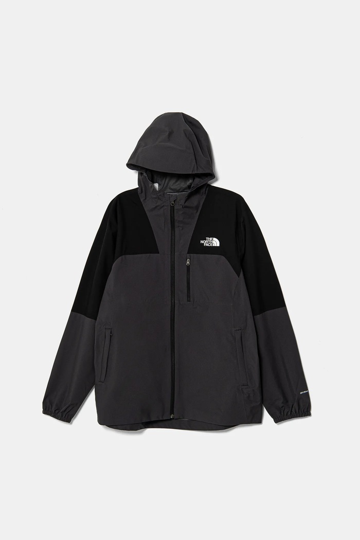 The North Face kurtka dziecięca TEEN HIKE PACKABLE SHELL pozostałe szary NF0A8AY4KT01