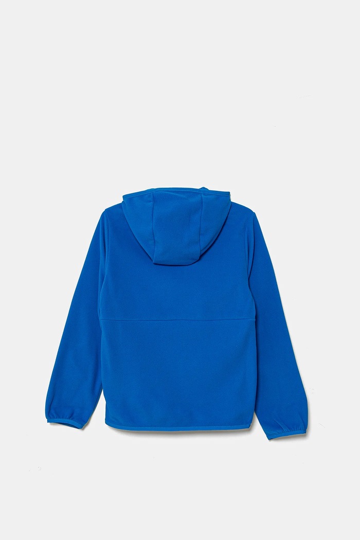 The North Face bluza polarowa dziecięca TEEN GLACIER F/Z HOODED JACKET NF0A8AZKT4S1 niebieski SS25